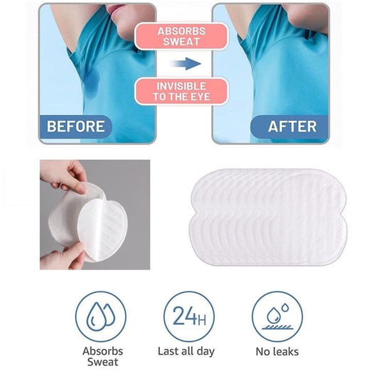 Sweat Pads Pack Of 6 Pairs